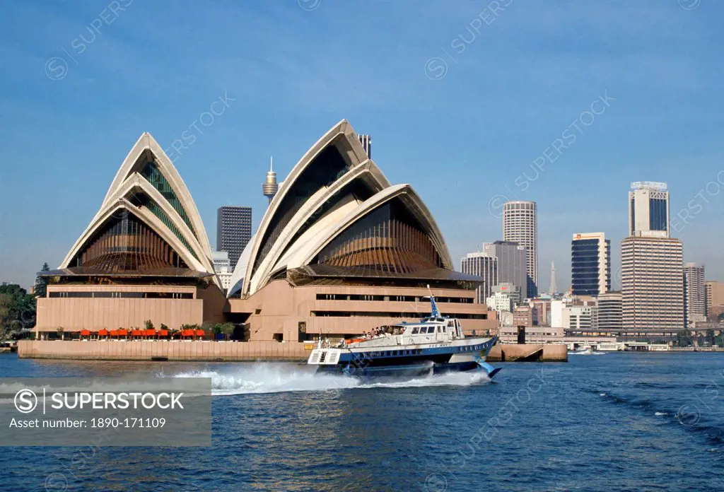 Sydney Opera House and city, Sydney, Australia