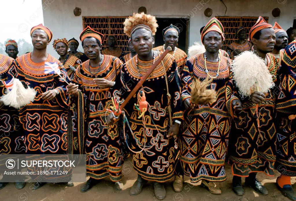 Local people at cultural festival in Bamenda, Cameroon, West Africa