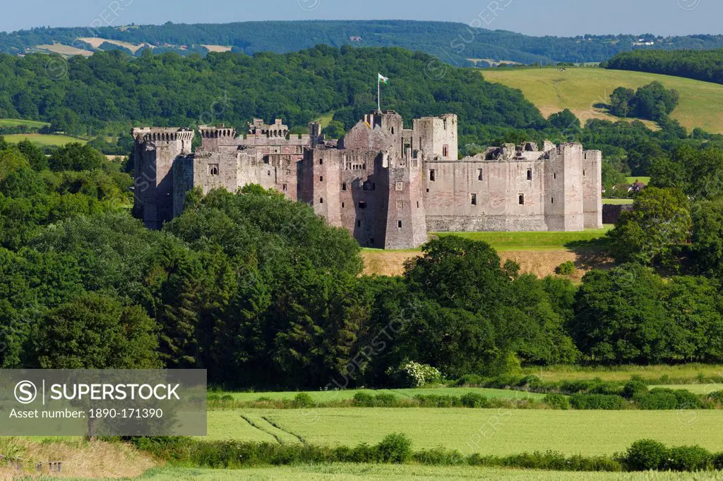 Raglan Castle, Monmouthshire, Wales, United Kingdom, Europe