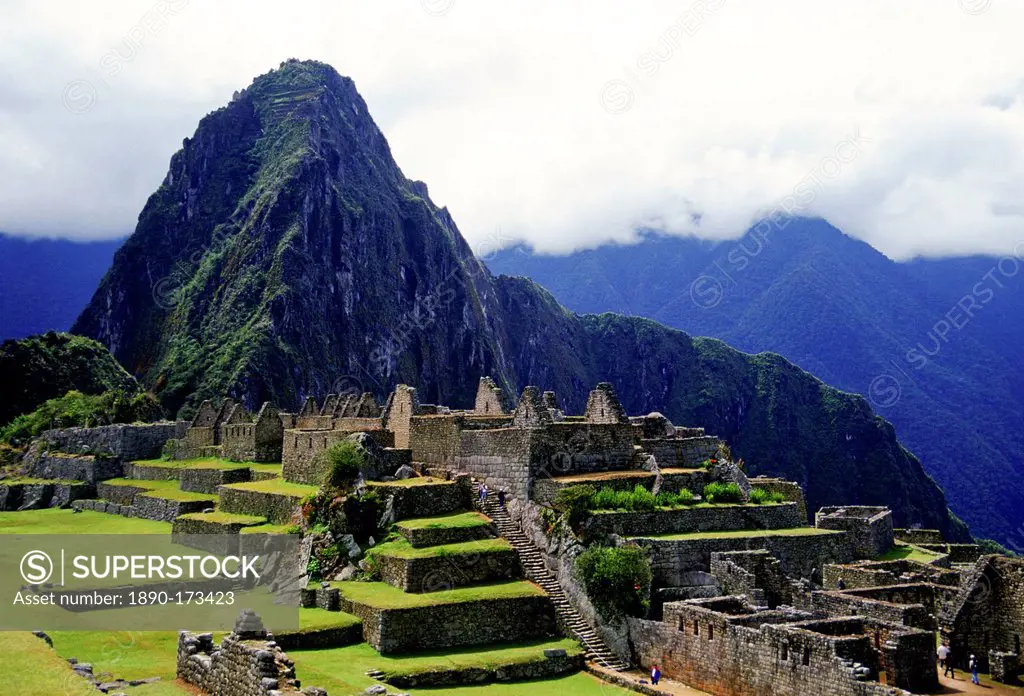 Machu Picchu ruins of Inca citadel in Peru, South America