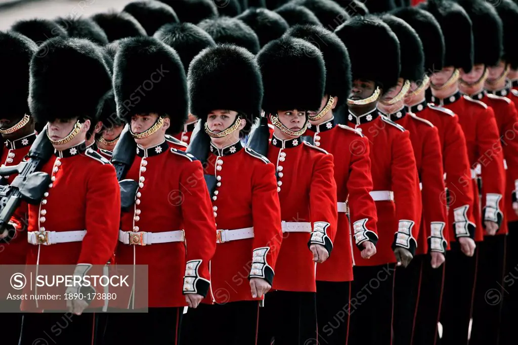 Guardsmen at Military Parade in London, United Kingdom.