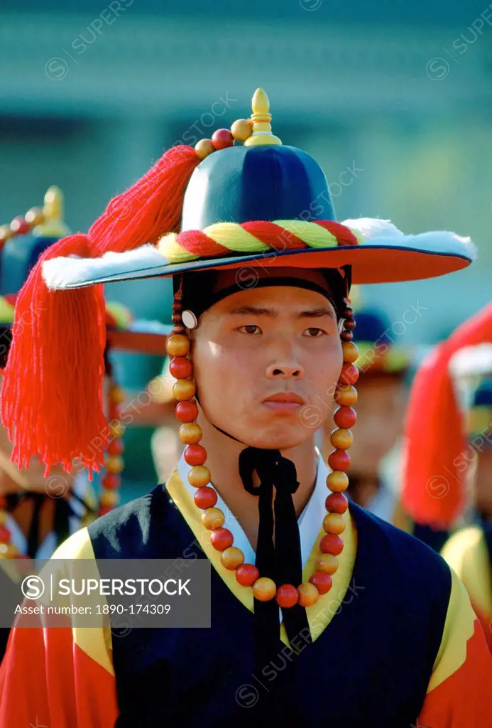 Ceremonial guard in South Korea