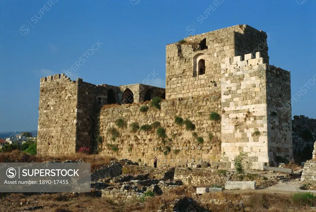 Crusader Fortress, Byblos, Lebanon, Middle East