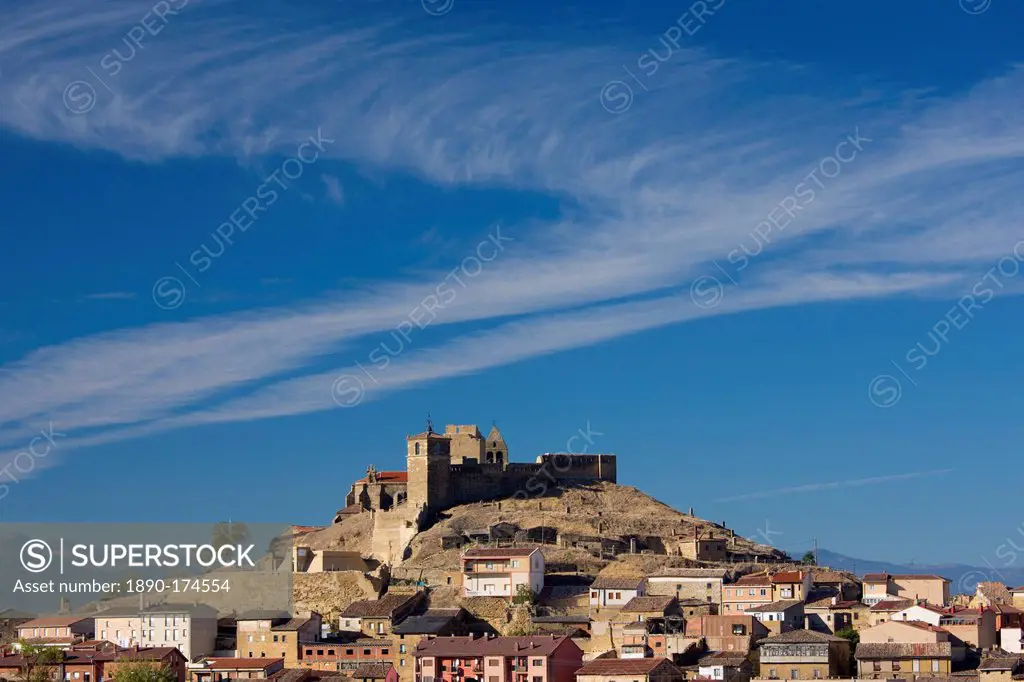 Hill town and citadel of San Vicente de la Sonsierra in La Rioja, Northern Spain