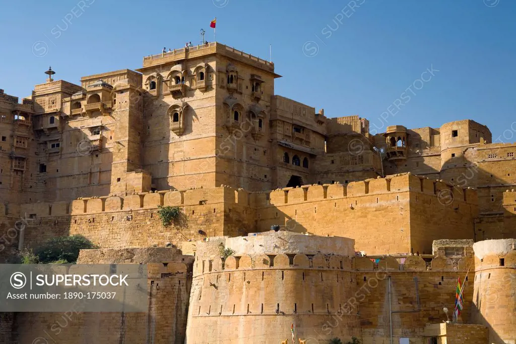 Rajmahal Palace, Jaisalmer, Western Rajasthan, India, Asia
