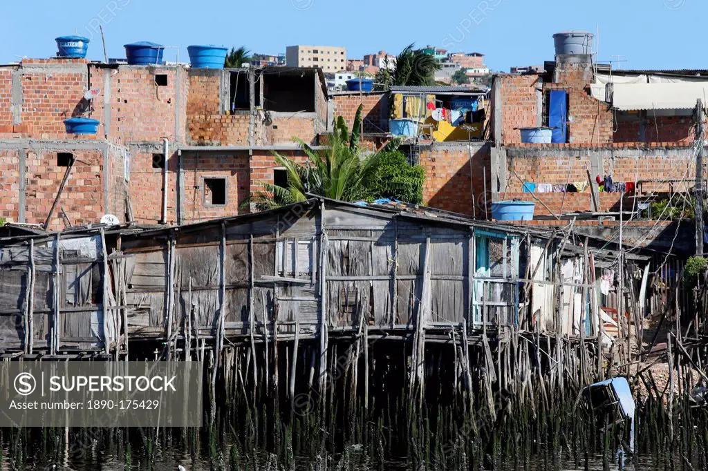 Alagados favela in Salvador, Bahia, Brazil, South America