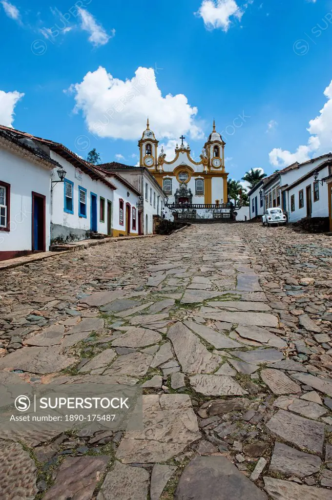 Historical mining town Tiradentes, Minas Gerais, Brazil, South America