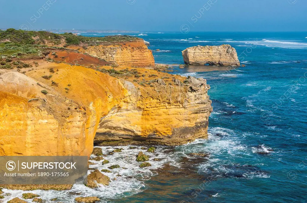 Bay of Islands rock formations along the Great Ocean Road, Victoria, Australia, Pacific