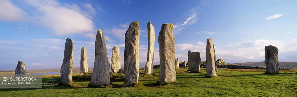 Standing stones of Callanish, Isle of Lewis, Outer Hebrides, Scotland, United Kingdom, Europe