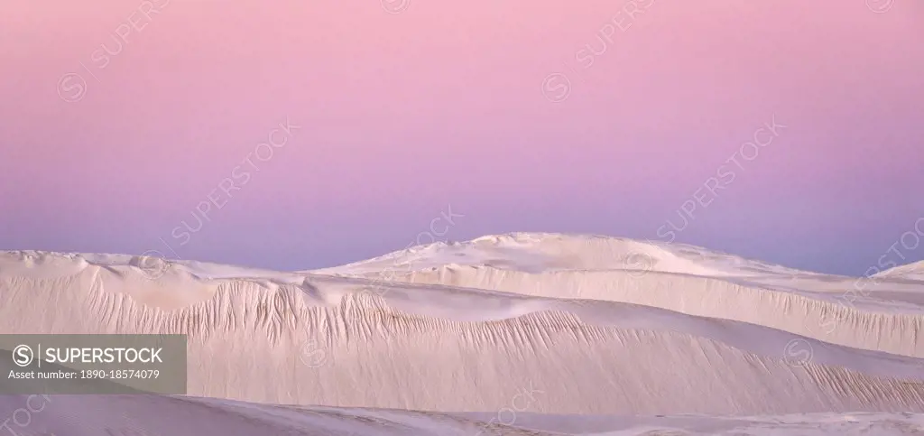 Sand dunes at dusk, Lancelin, Western Australia, Australia, Pacific