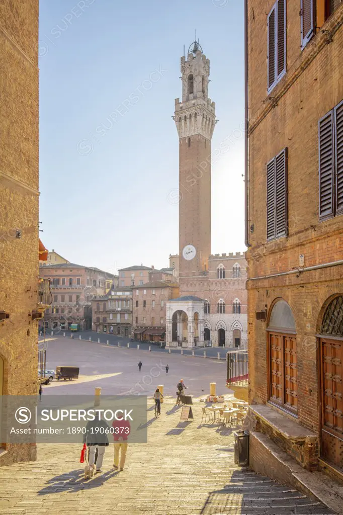 Piazza del Campo, UNESCO World Heritage Site, Siena, Tuscany, Italy