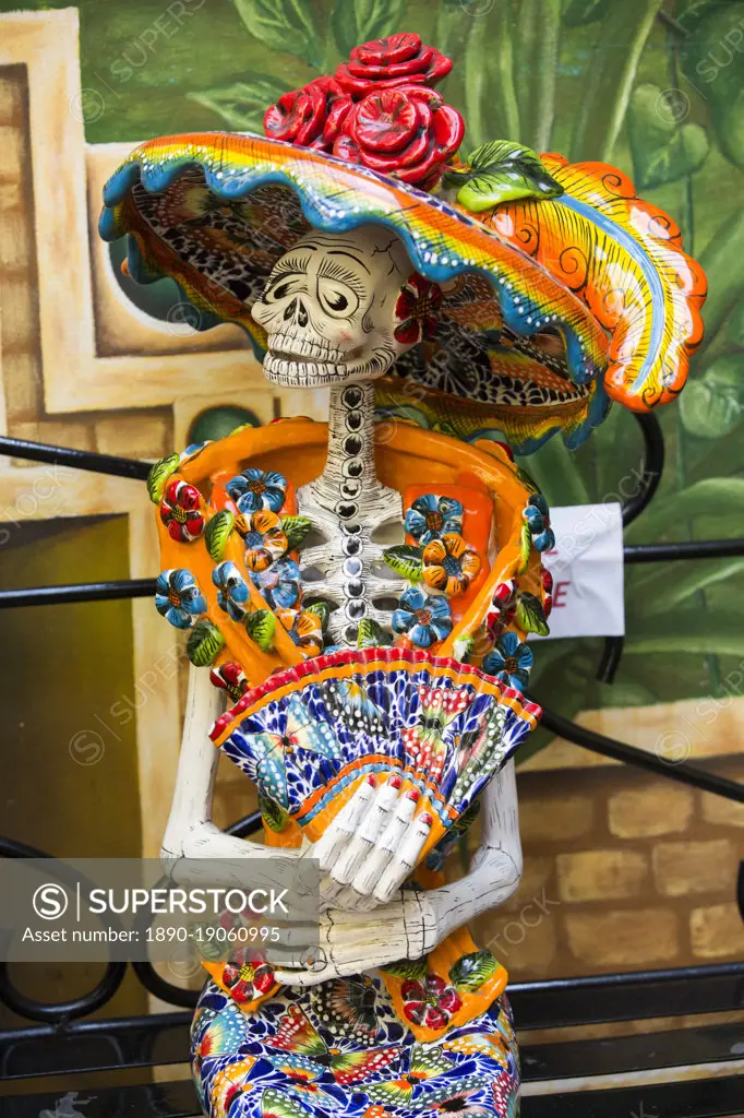 Dia de Muertos (Day of the Dead) Doll, Merida, Yucatan State, Mexico