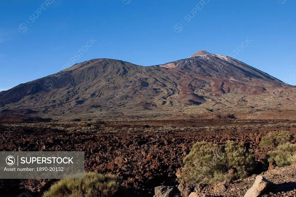 Mount Teide Pico del Teide, Parque Nacional de Las Canadas del Teide Teide National Park, Tenerife, Canary Islands, Spain, Europe
