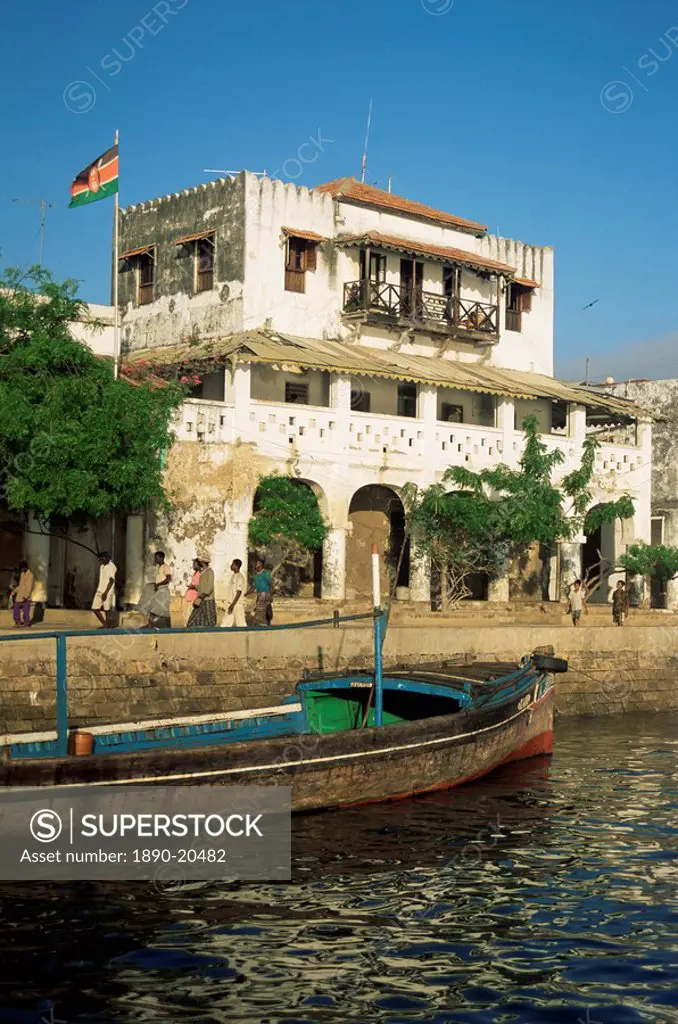Waterfront, Lamu Town, Lamu Island, Kenya, East Africa, Africa