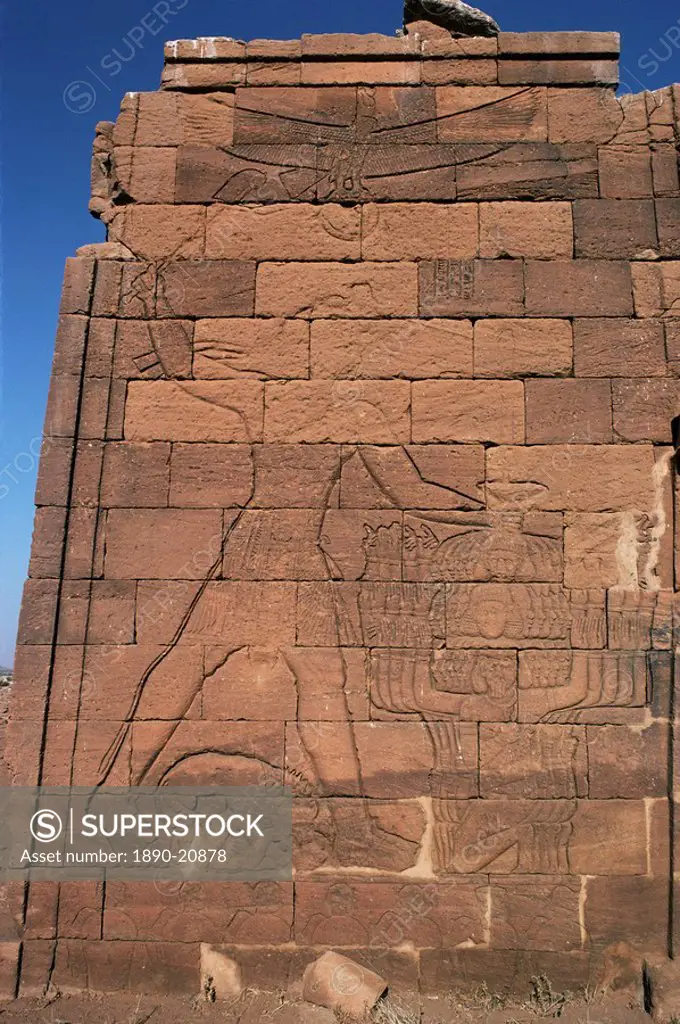 Lion temple, Naga, Sudan, Africa