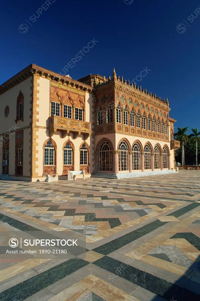 CA´D´Zan, former winter residence of John Ringling, now the Ringling Museum of Art, Sarasota, Florida, United States of America, North America