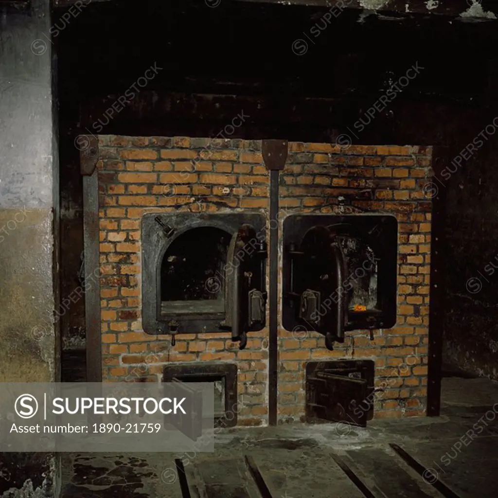 Crematorium ovens, Auschwitz Concentration Camp, UNESCO World Heritage Site, Oswiecim, Poland, Europe