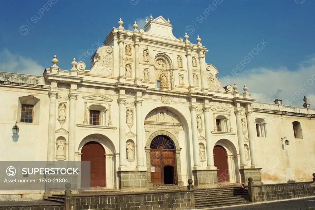 Cathedral built in 1680, Antigua, UNESCO World Heritage Site, Guatemala, Central America