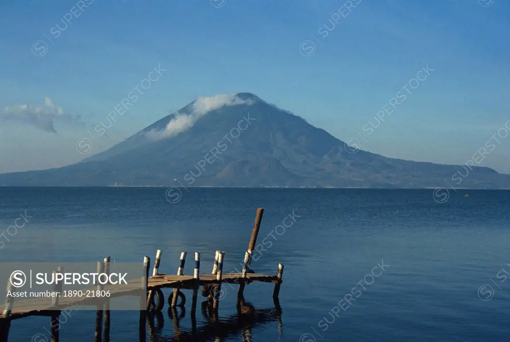 Volcano, Lake Atitlan, Atitlan, Guatemala, Central America