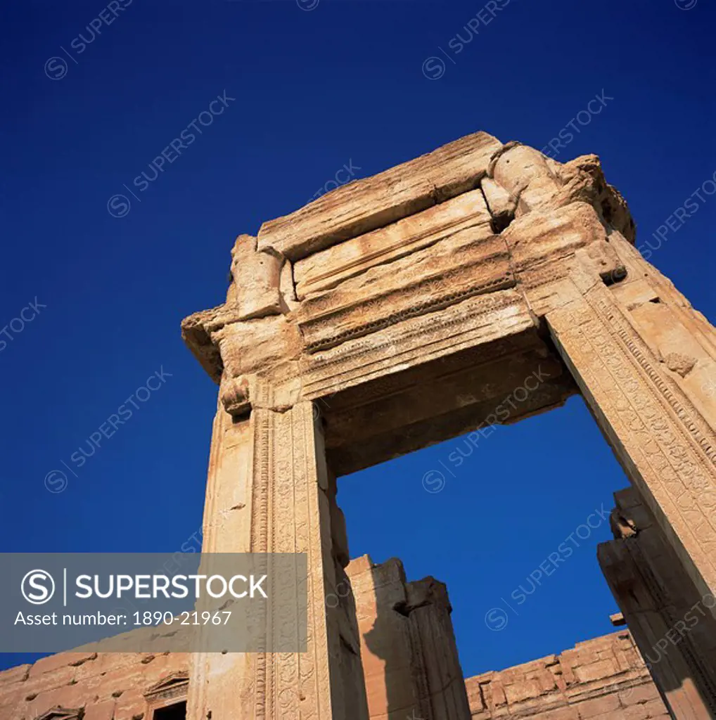 Roman temple of Bel, dating from 45 AD, Palmyra, UNESCO World Heritage Site, Syria, Middle East