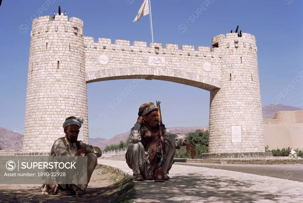 Gate to Khyber Pass at Jamrud Fort, Pakistan, Asia