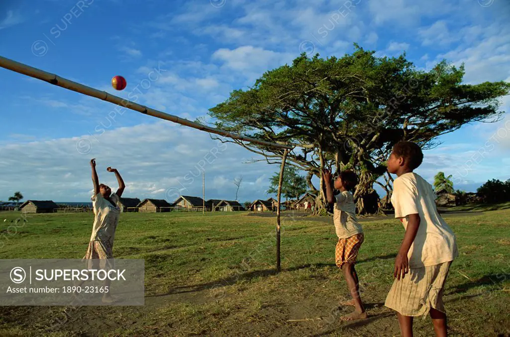 Kids playing, Frum village, Sulphur Bay, Tanna, Vanuatu, Pacific Islands, Pacific