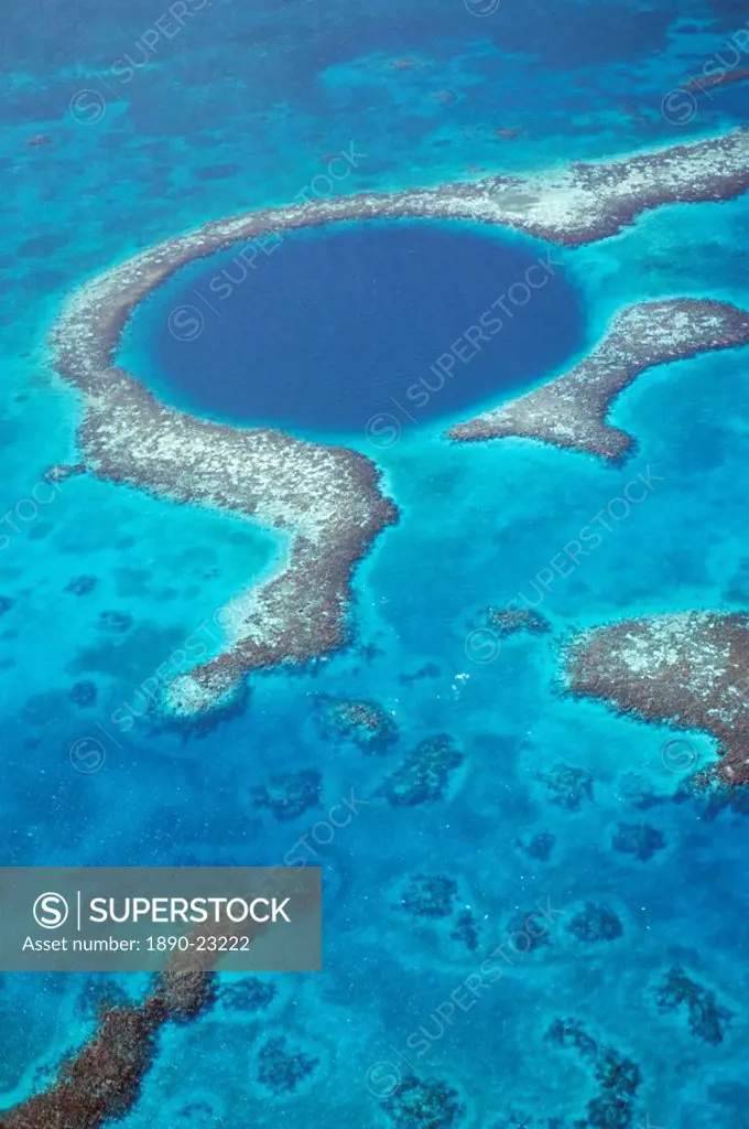 Blue Hole, Lighthouse Reef, Belize, Central America