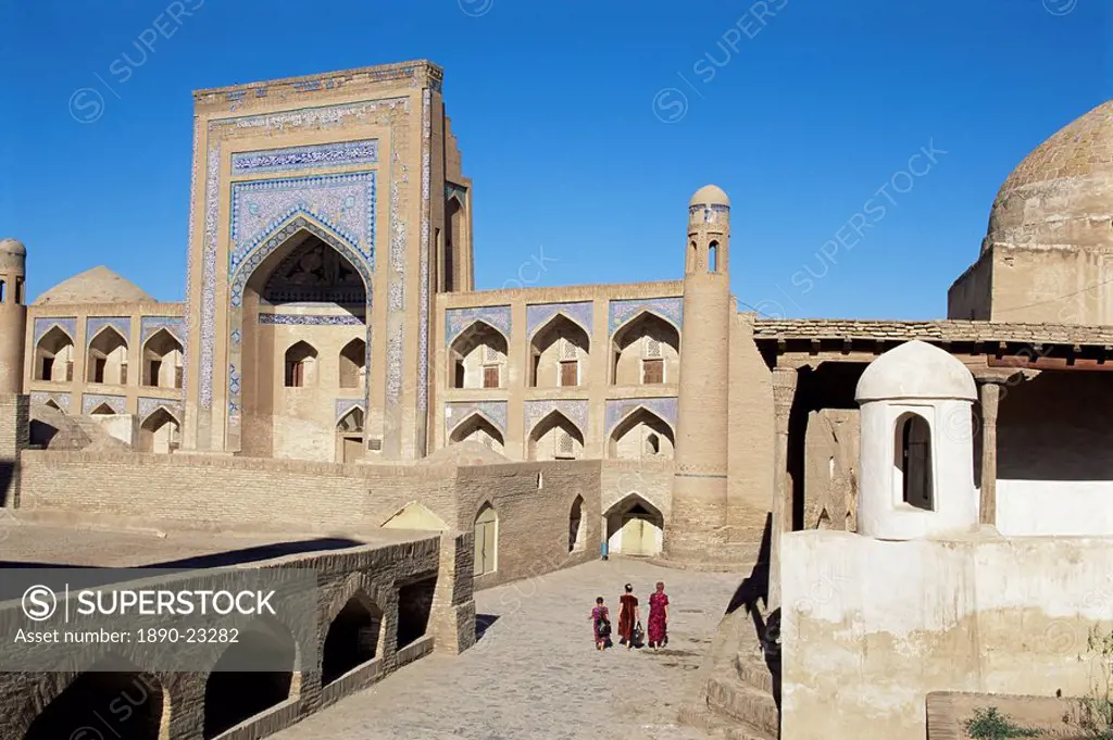 Allakuli Khan madrasah, Khiva, Uzbekistan, Central Asia, Asia