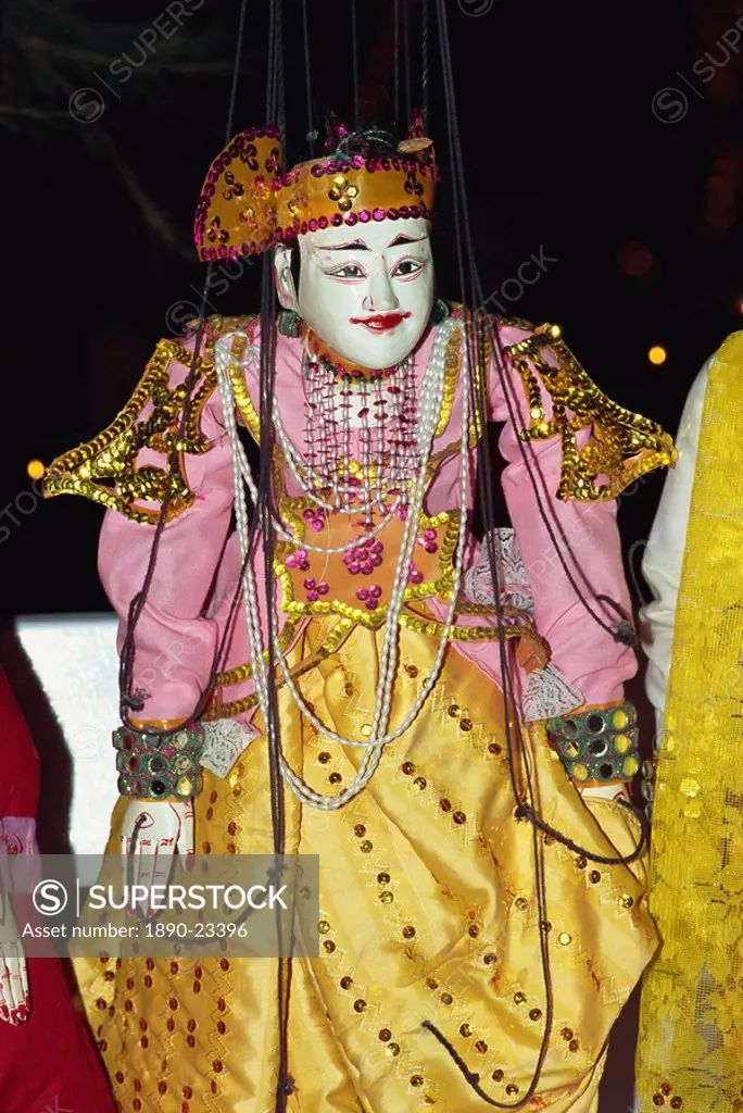 Traditional puppet, Mandalay, Myanmar Burma, Asia