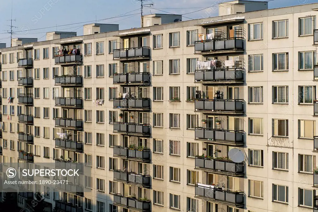 Communist housing estate, Zvolen, Slovakia, Europe