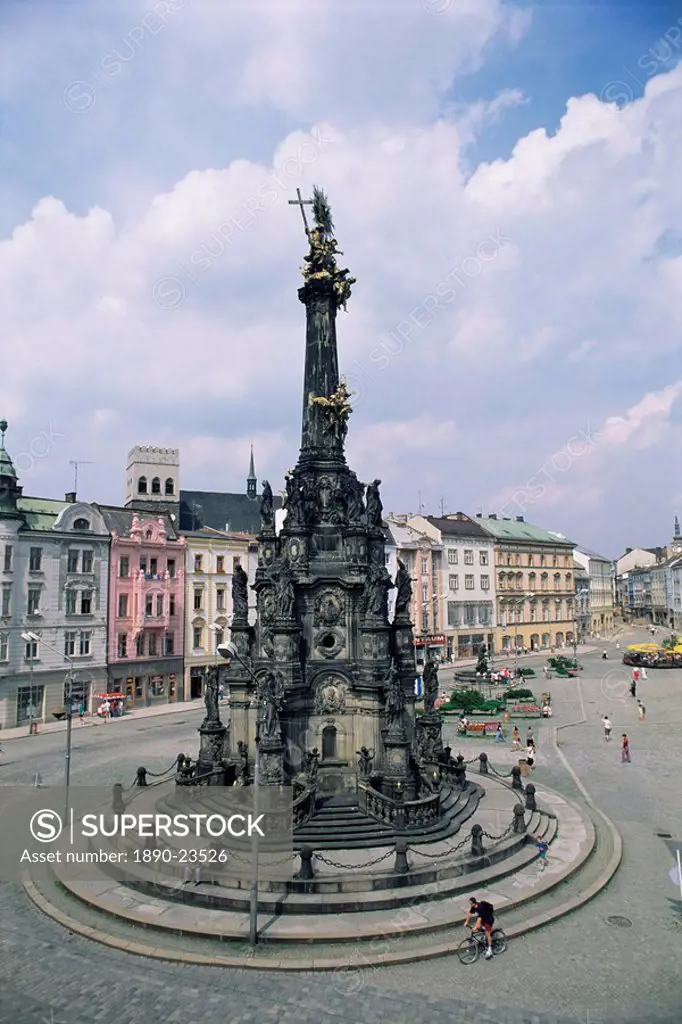 Holy Trinity Column, UNESCO World Heritage Site, main square, Olomouc, North Moravia, Czech Republic, Europe