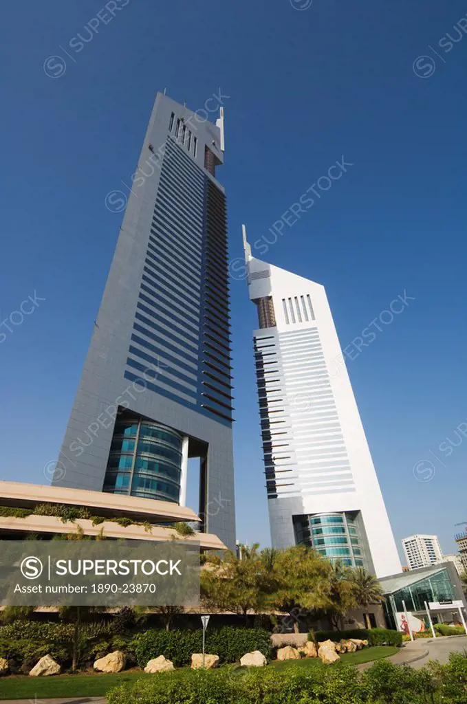 Emirates Towers, Sheikh Zayed Road, Dubai, United Arab Emirates, Middle East