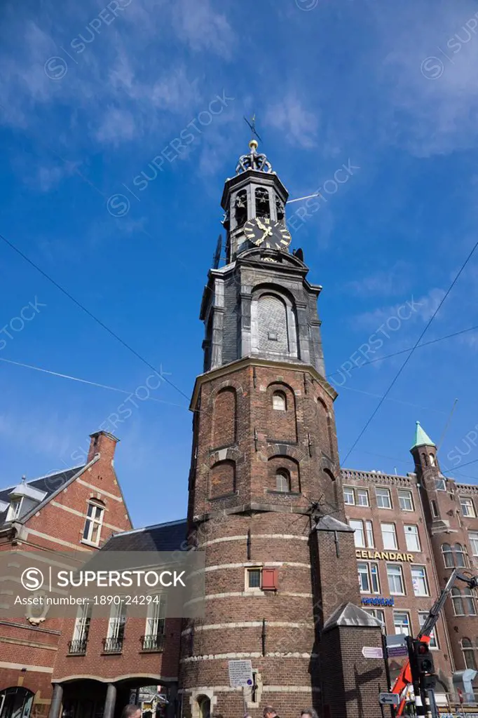 Munttoren Mint Tower, Amsterdam, Netherlands, Europe