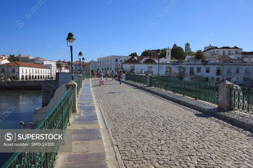 Ponta Romana Roman Bridge, Tavira, Algarve, Portugal, Europe