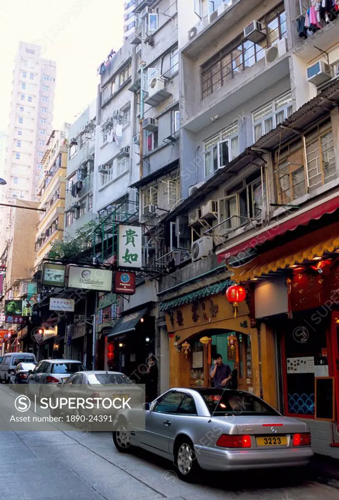Restaurant district, Soho, Mid_Levels, Hong Kong Island, Hong Kong, China, Asia