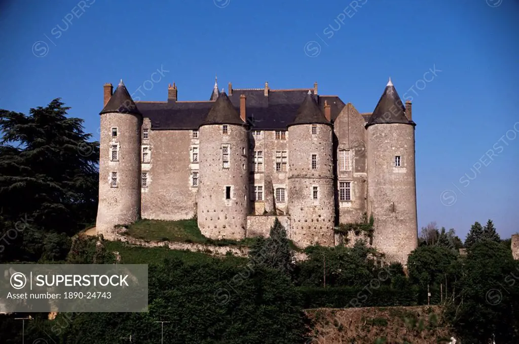 Castle at Luynes, UNESCO World Heritage Site, Indre_et_Loire, Centre, France, Europe