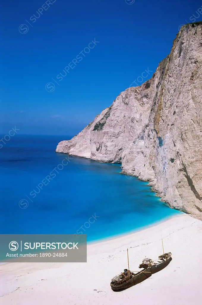 Shipwreck Cove, Kefalonia, Ionian Islands, Greece, Europe