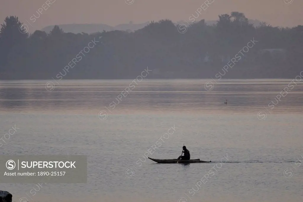 Papyrus boat, Lake Tana, Ethiopia, Africa