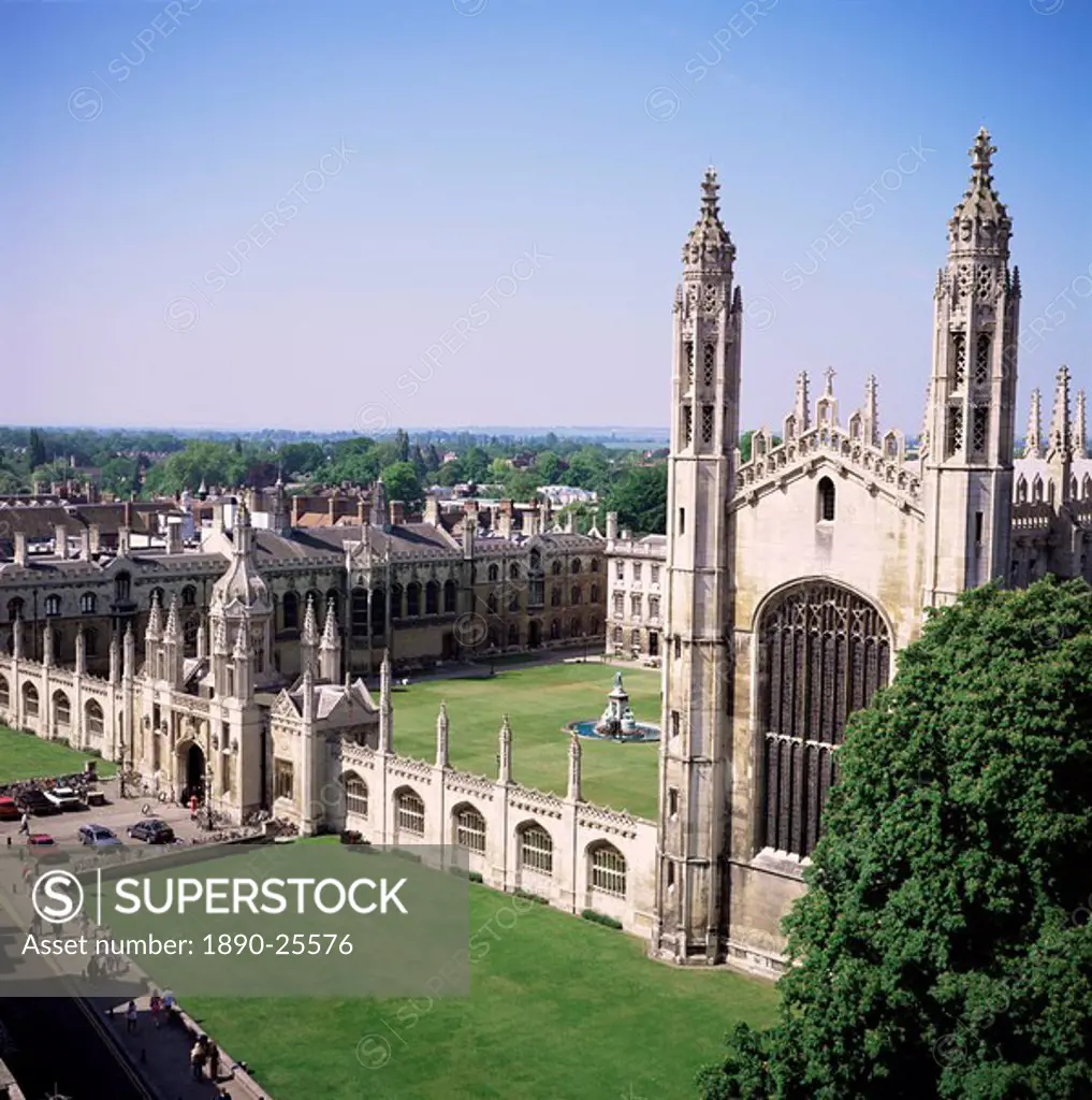 King´s College and chapel, Cambridge, Cambridgeshire, England, United Kingdom, Europe