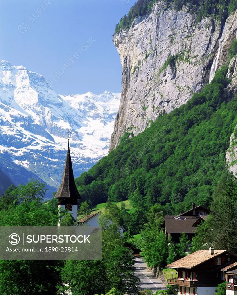 Lauterbrunnen, Jungfrau region, Switzerland, Europe