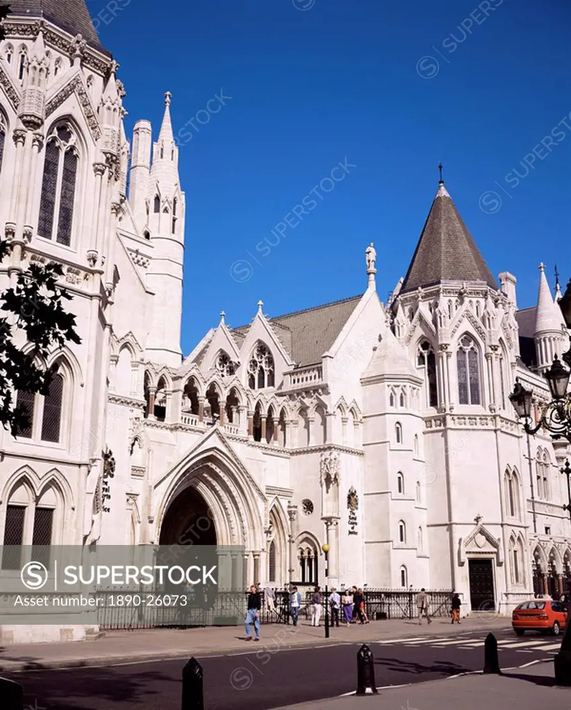 Royal Courts of Justice, Strand, London, England, United Kingdom, Europe