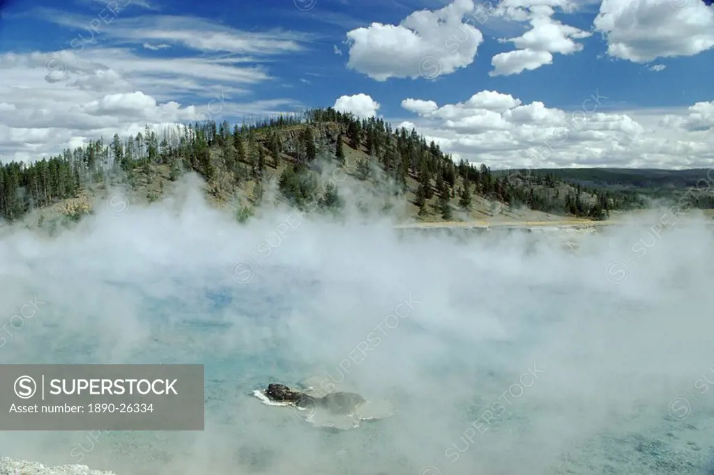 Excelsior Geyser Crater, Yellowstone National Park, UNESCO World Heritage Site, Wyoming, United States of America U.S.A., North America