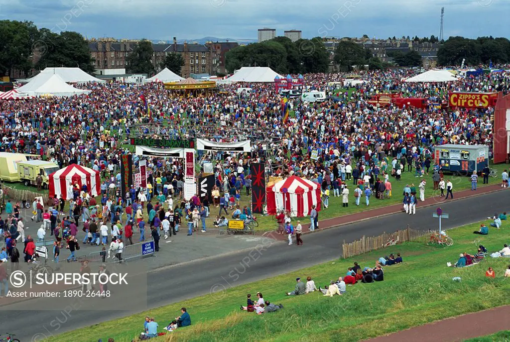 The Fringe in the Park, part of the Edinburgh Festival, Edinburgh, Lothian, Scotland, United Kingdom, Europe