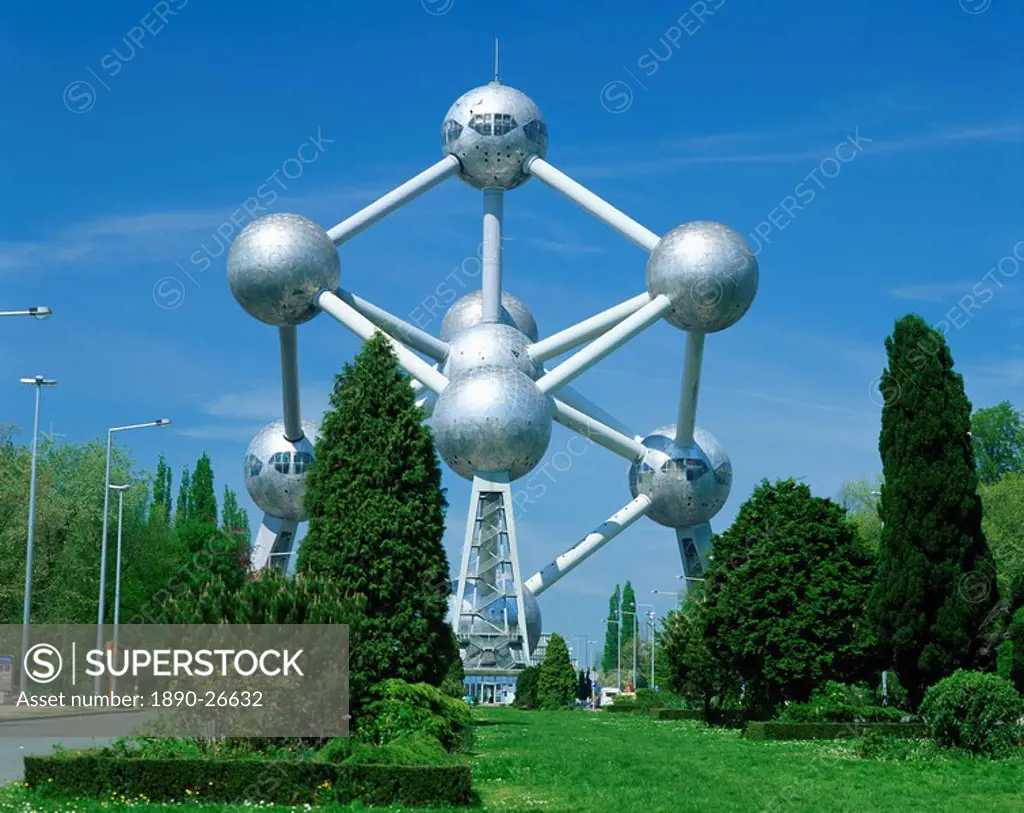 The Atomium, Brussels, Belgium, Europe
