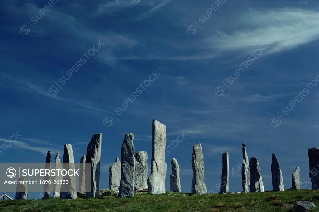Callanish Stone Circle, Lewis, Outer Hebrides, Western Isles, Scotland, United Kingdom, Europe