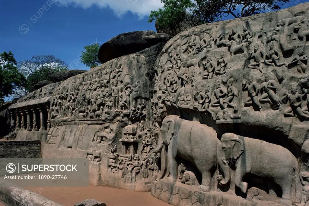 The Five Raths Group, Mahabalipuram, UNESCO World Heritage Site, Tamil Nadu state, India, Asia