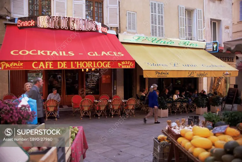 Cafe, Aix_en_Provence, Bouches_du_Rhone, Provence, France, Europe