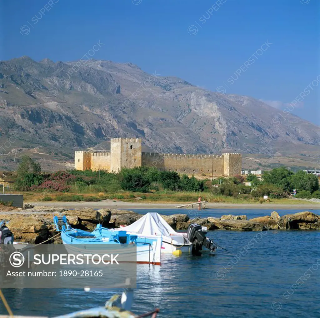 Frangokastelo, south coast, Crete, Greek Islands, Greece, Europe