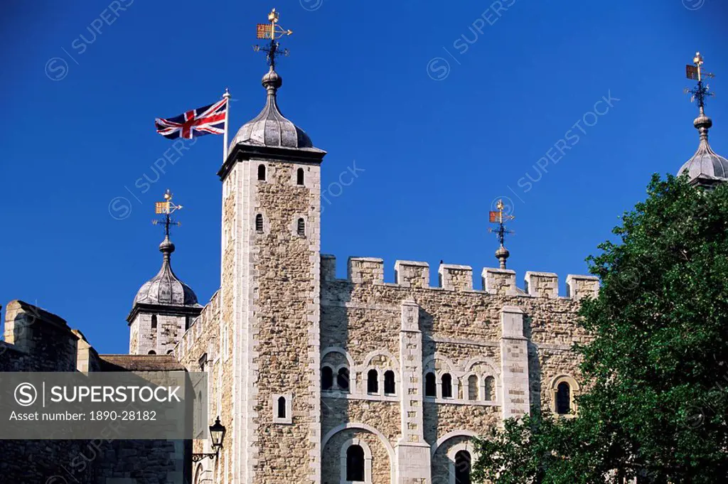White Tower, Tower of London, UNESCO World Heritage Site, London, England, United Kingdom, Europe