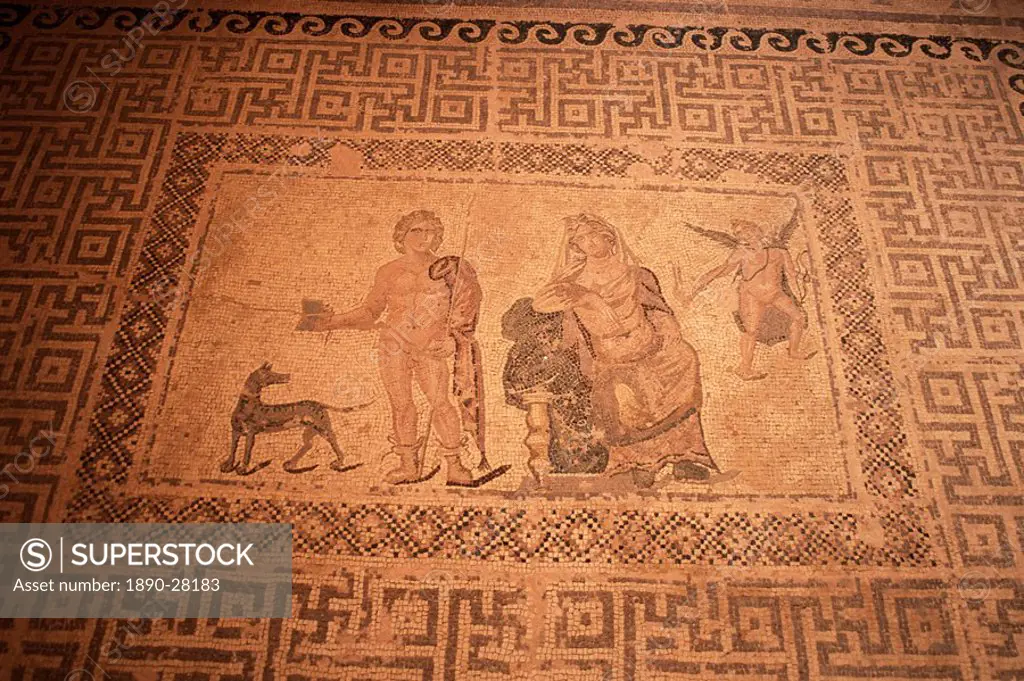 Mosaic, House of Dionysos, Paphos, Cyprus, Europe
